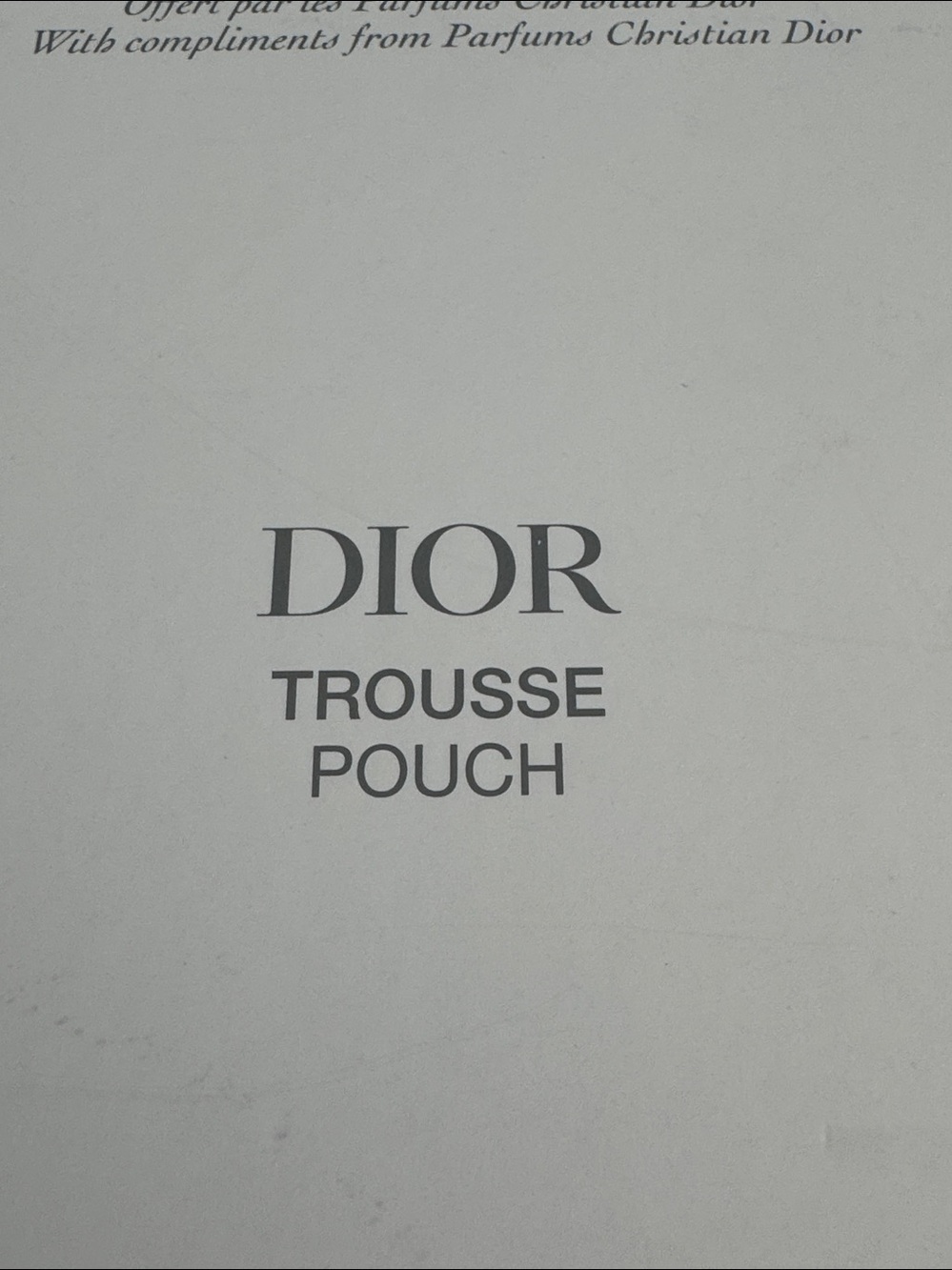 Dior trousse pouch Red shiny Patent CD Embossed cosmetic pouch - Picture 8 of 8